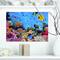 Designart - Coral Reef Coral Colony - Sea & Shore Nautical Photographic on wrapped Canvas